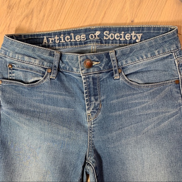 Articles of Society Mya Vintage Skinny Jeans Sz 26 - Picture 6 of 14